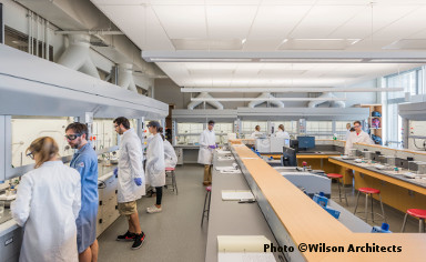 Photo of undergraduate teaching lab in the Beaupre Center